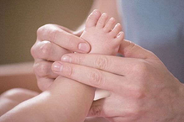 masaža za hallux valgus pri otroku